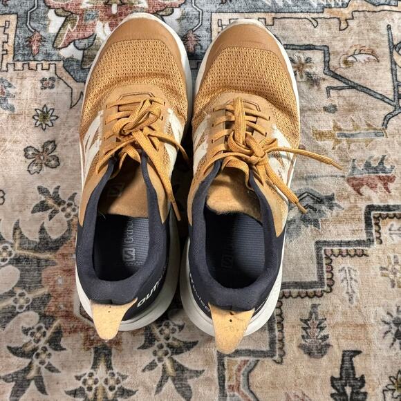 Salomon Outpulse Outdoor Hiking Shoes Women's US 9 Fenugreek Orange Sneaker - Picture 4 of 10